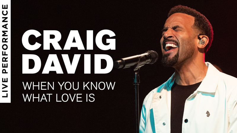 Craig David When You Know What Love Is Live Vevo 
