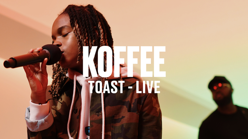 KOFFEE - TOAST + RAGGAMUFFIN (LIVE) - VEVO DSCVR